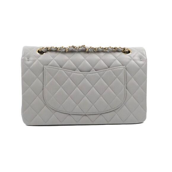 Chanel Small Classic Quilted Flap Lambskin Grey Caviar Gold Hardware - S - Picture 2 of 5